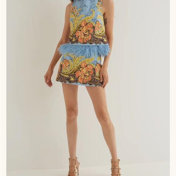 Cara Cara Dresses & Skirts - Cara cara Chrissy Skirt Nouveau  Light Blue New
